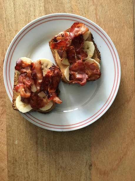 istock Bacon, Banana and Peanut Butter on Toast 1147299907