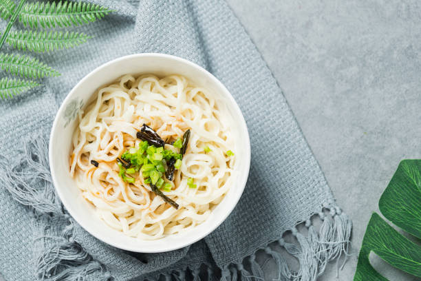 istock Noodles Mixed with Scallion, Oil and Soy Sauce 1147300304