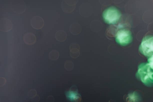 istock Beautiful COLORFUL bokeh on a DARK background. 1147304803