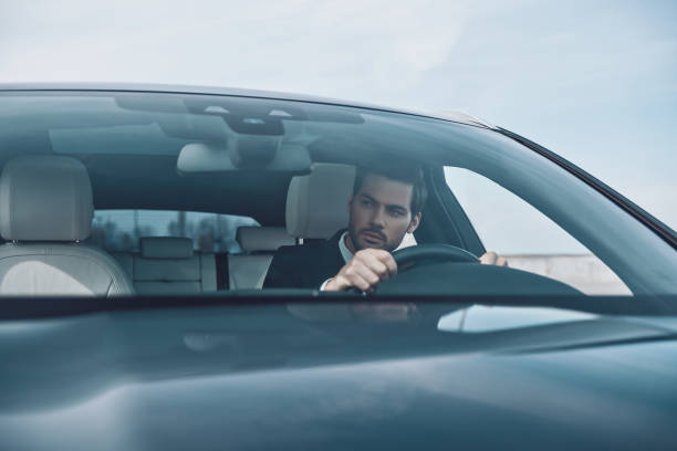 istock Concentrating on the road. 1147313570