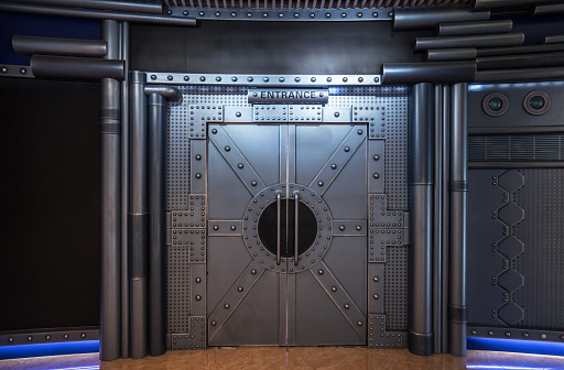 Sci-fi Scenes, Open metal hatch