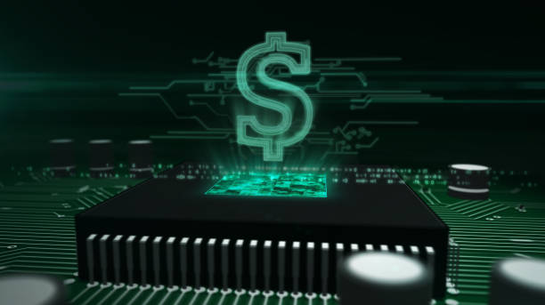istock CPU on board with dollar sign hologram 1147316465