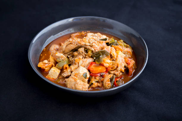 istock Korean Food Braised Spicy Chicken 1147316636