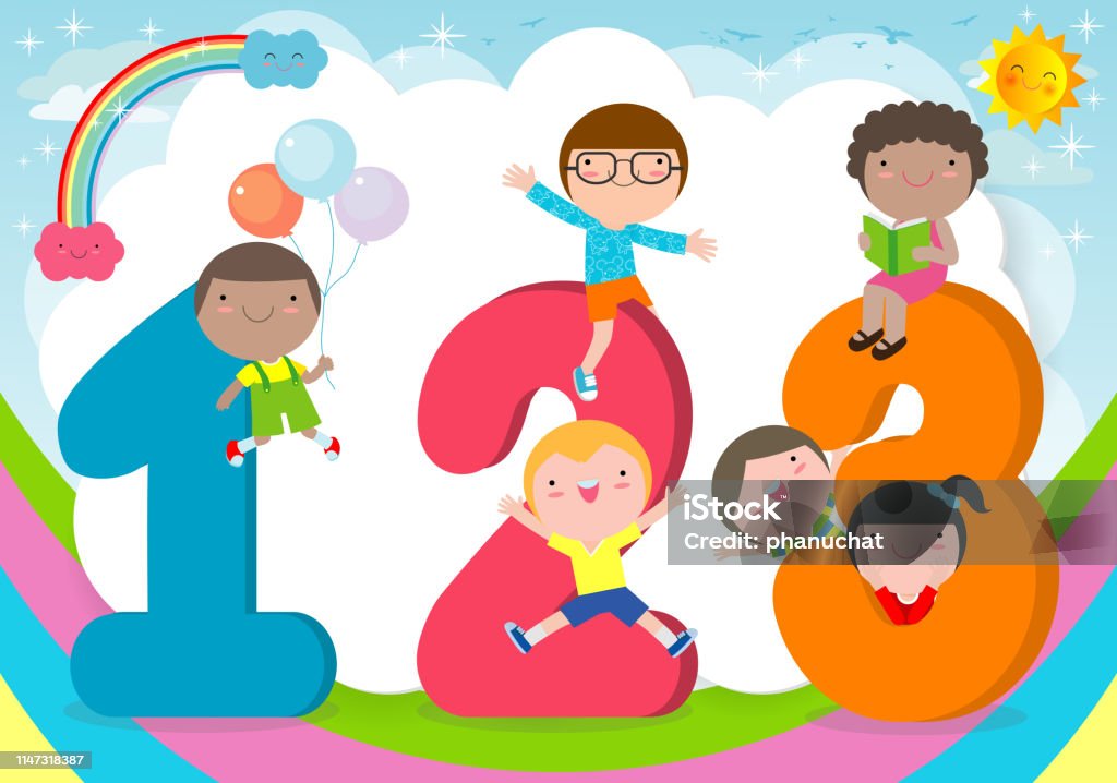 Ilustración de Los Niños De Dibujos Animados Con Números 123 Niños Con Números Ilustración Vectorial y más Vectores Libres de Derechos de Actividad - iStock Ilustración de Los Niños De Dibujos Animados Con Números 123 Niños Con Números Ilustración Vectorial y más Vectores Libres de Derechos de Actividad - iStock