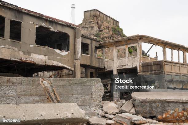 Ruins In Hashima Island Japan Stock Photo - Download Image Now - Hashima Island, Abandoned, Ancient
