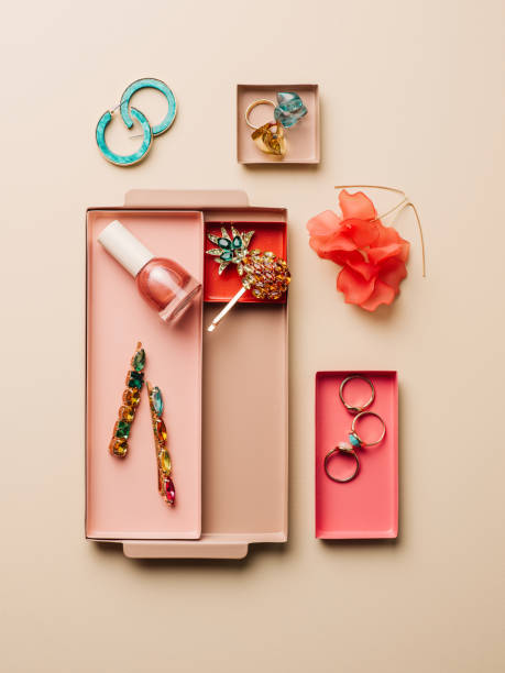 istock Tray with female accessories from above overhead 1147323212