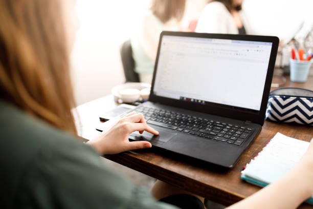istock Woman working on laptop 1147324219