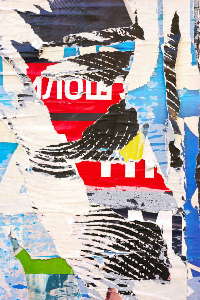 istock Old ripped blank torn paper crumpled creased posters grunge textures backdrop backgrounds placard 1147326297
