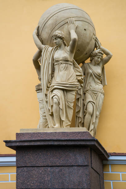 istock Sculptures in front of the Admiralty building 1147331584