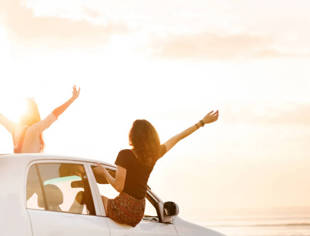 istock Enjoying a summer day in car trip 1147339851