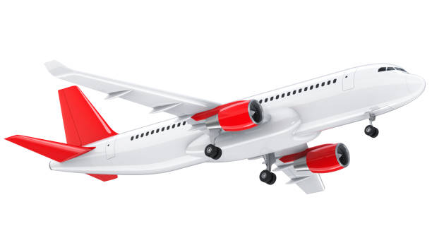 istock High detailed white airliner, 3d render on a white background. Airplane Take Off, isolated 3d illustration. Airline Concept Travel Passenger plane. Jet commercial airplane. 1147346744