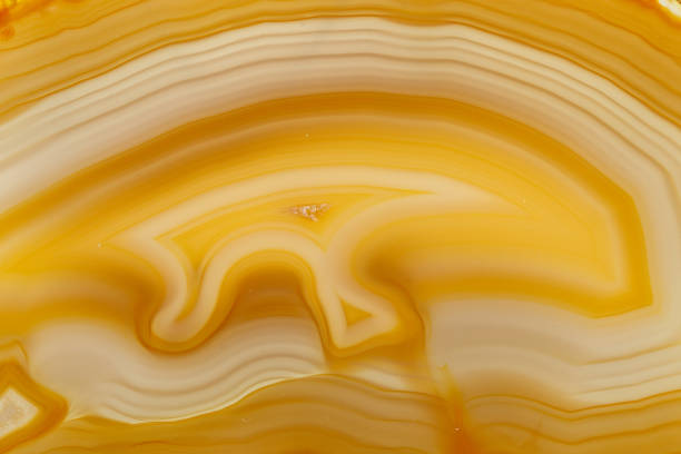 istock Macro stone Agate mineral on white background 1147350416