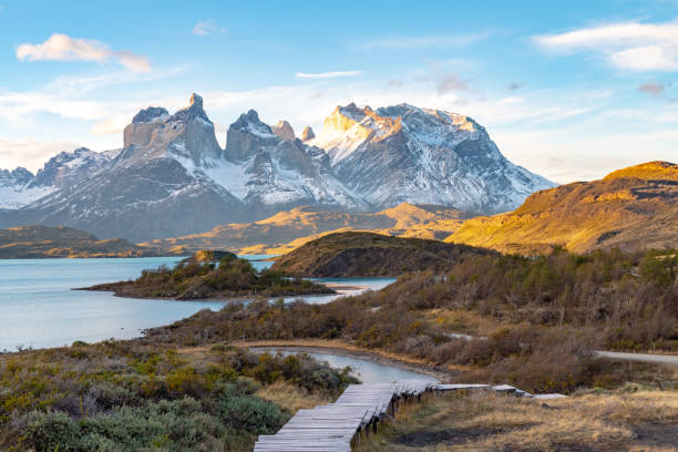 istock Torres del Paine National Park, Chile. (Torres del Paine National Park) 1147351480