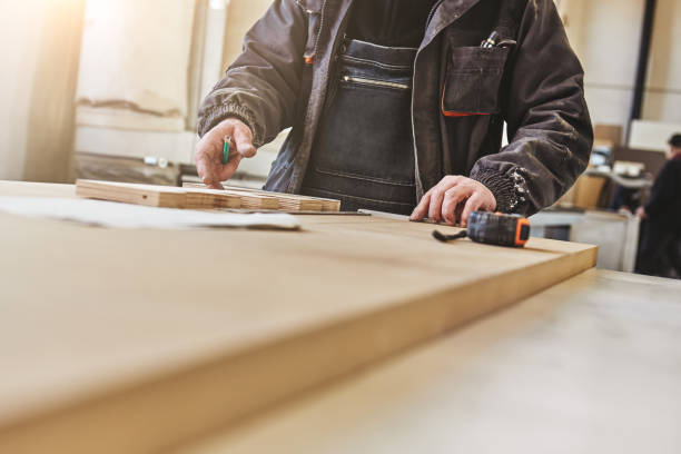 istock Cropped image of a craftsman working at his workstation 1147351707