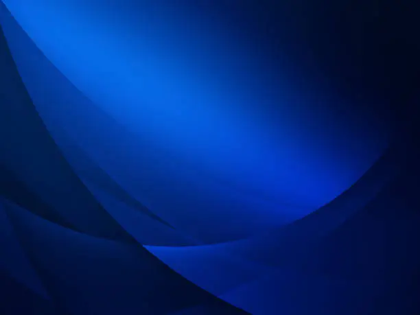 Photo of Elegant Abstract Blue Wave Background