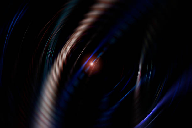 istock Minimalist abstract full frame camera lens with flare 1147351757