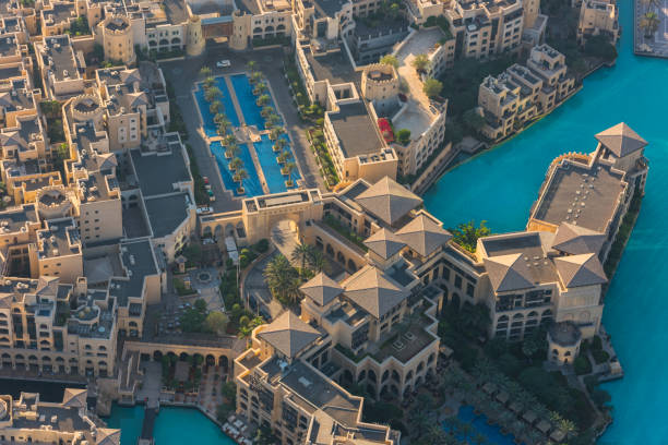 istock Dubai residential districts at sunrise 1147353302