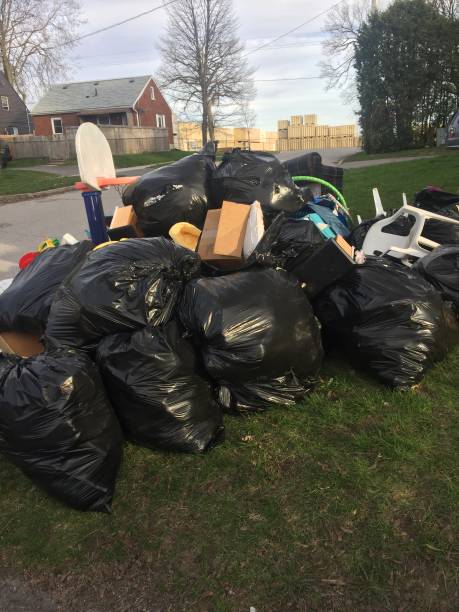 istock Massive amount of garbage at side of road 1147354674