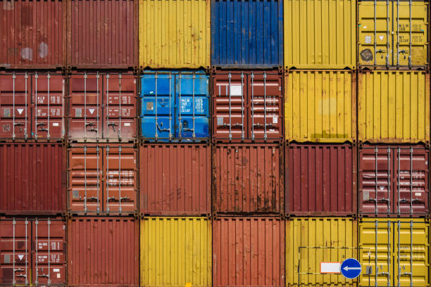 istock Marine ferry, cargo decks, for cars and trains 1147355657