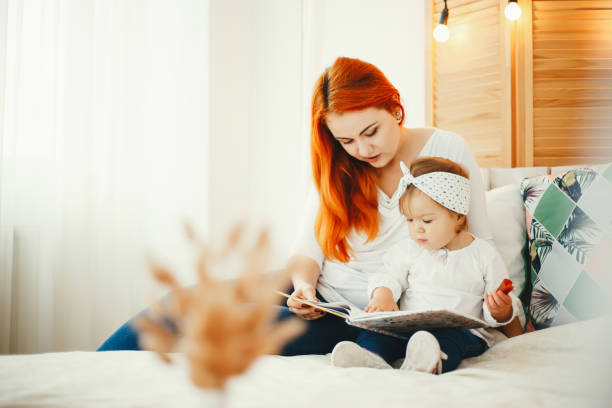 istock Cute family at home 1147355774