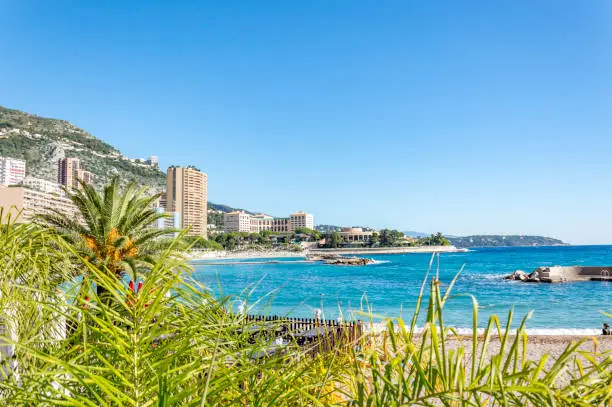 Photo of Larvotto Beach in Montecarlo Principality of Monaco