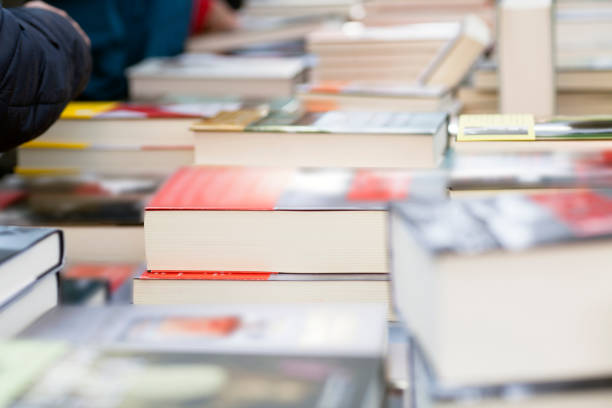 istock Street book stalls, Book Day 1147357699