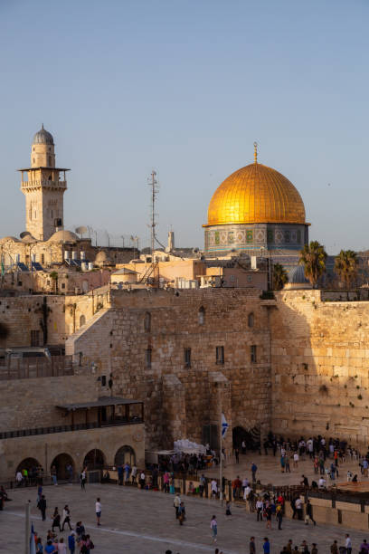 エルサレムの旧市街, イスラエル - the western wall wall east city ストックフォトと画像