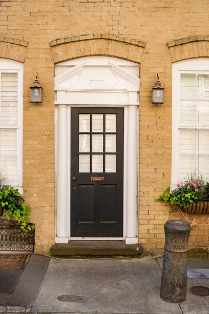 istock front view of ancient house in Charleston city 1147358849