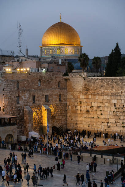 エルサレムの旧市街, イスラエル - the western wall wall east city ストックフォトと画像