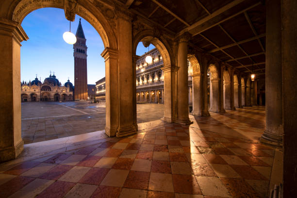 istock San Marco square in Venice at  sunrise 1147365325