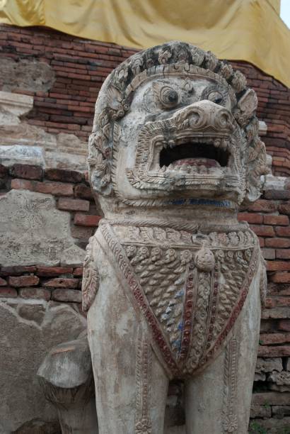 istock Temple ruins in Ayutthaya, Thailand 1147366246