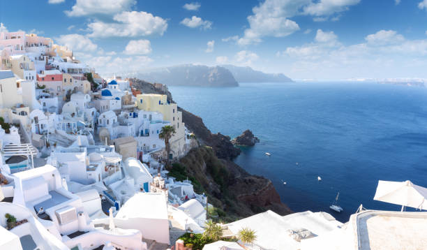 istock Beautiful view of Santorini Oia 1147366269