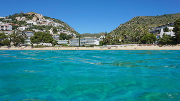 istock Spain coastline Mediterranean beach sea surface 1147367590