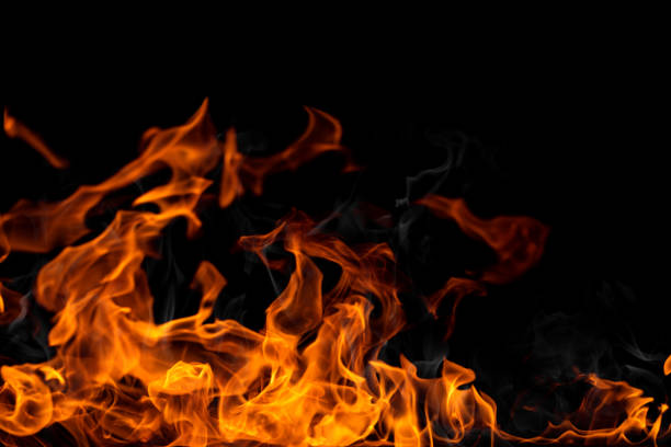 istock Close-up shot of fire 1147369427