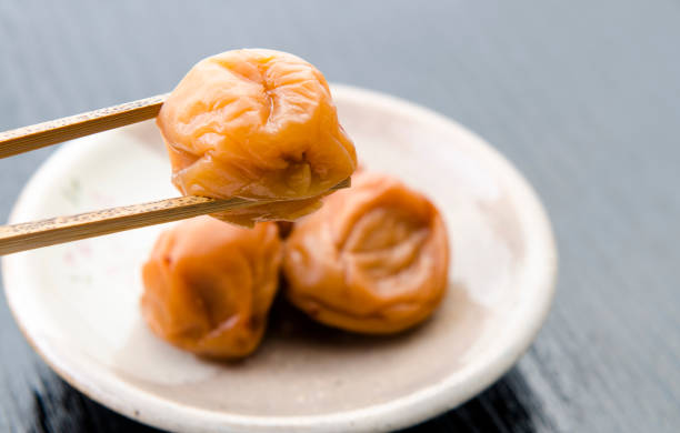 istock Umeboshi.Pickled plums.Japanese salt plums 1147373177