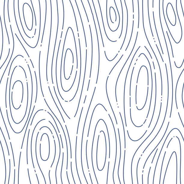 Seamless Wood Texture Seamless abstract wood lines texture. background of woodland stock illustrations