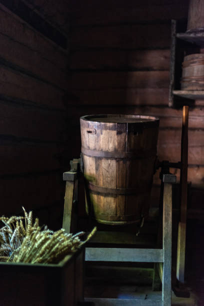 istock old country side house interrior with hand working tools 1147381827
