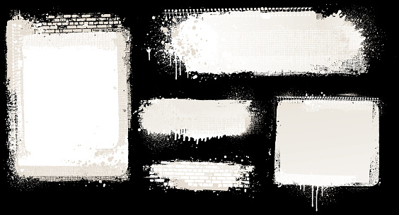 Modern white grunge abstract vector backgrounds