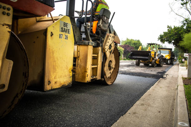 istock Road Paving Construction on Residential Street 1147391295