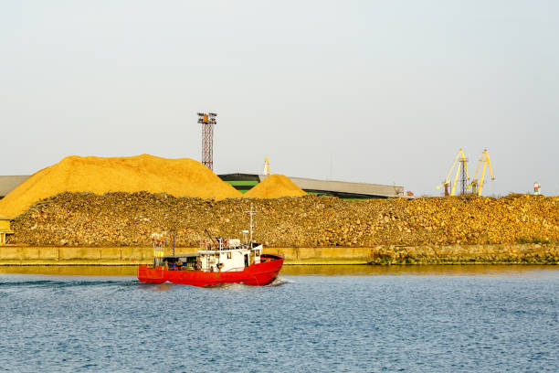 istock A small fishing trawler returns to the harbour 1147395580