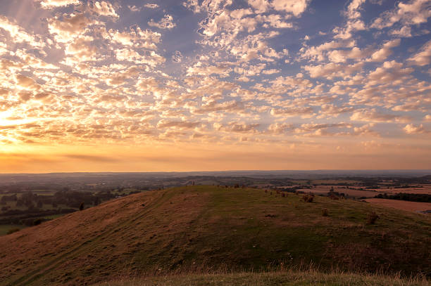istock Sunset - view from Cley Hill - Warminster - Wiltshire 1147396382