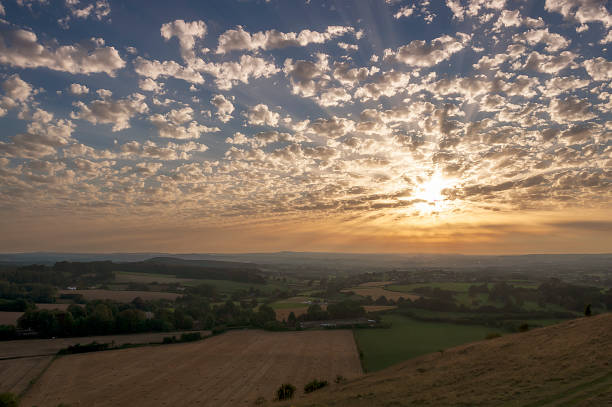 istock Sunset - view from Cley Hill - Warminster - Wiltshire 1147396422