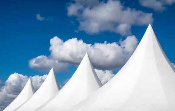 istock Exhibition tent tops 1147399945