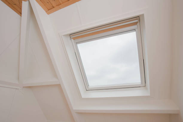 istock Skylight on a residential home, interior shot modern design 1147400161