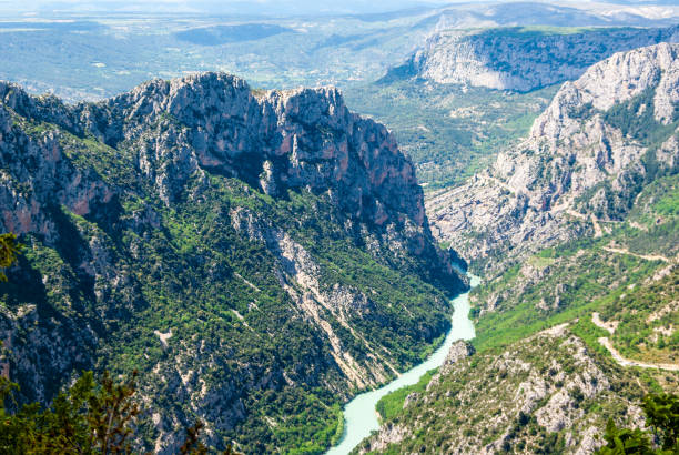 istock Landscape with mountains and Verdon River valley 1147402275