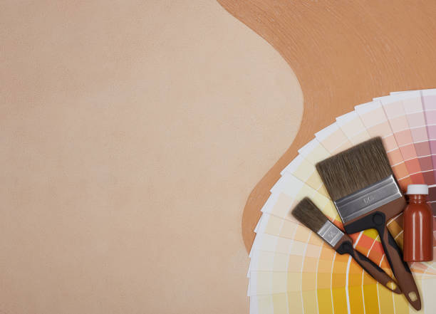 istock Colour swatches, painting accessories 1147432690