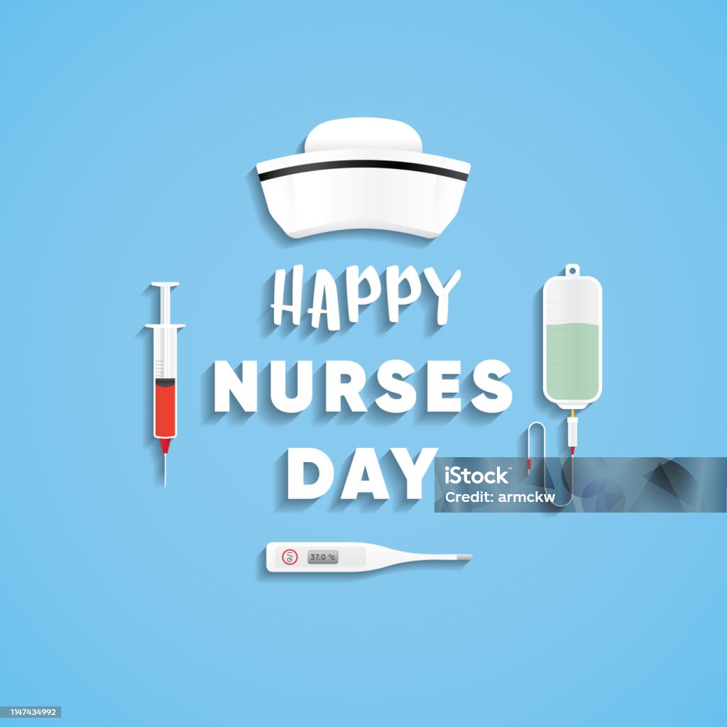 Happy Nurses Day Happy International Nurses Day Stock Illustration ...