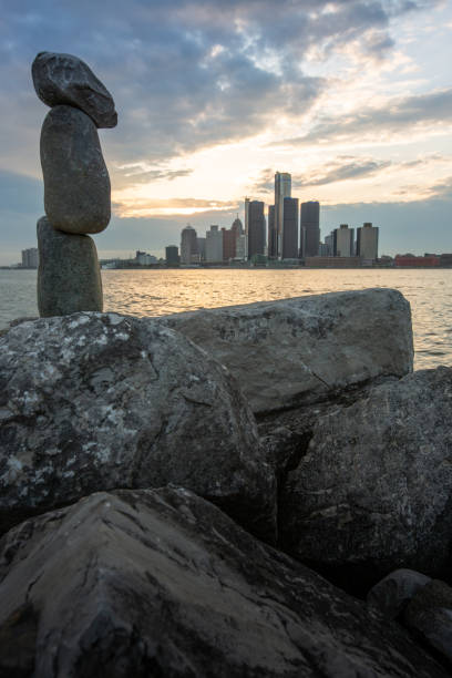 istock Detroit, Michigan - Rock Sculptures 1147439920
