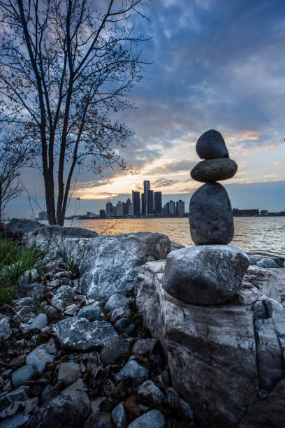 istock Detroit, Michigan - Rock Sculptures 1147439929