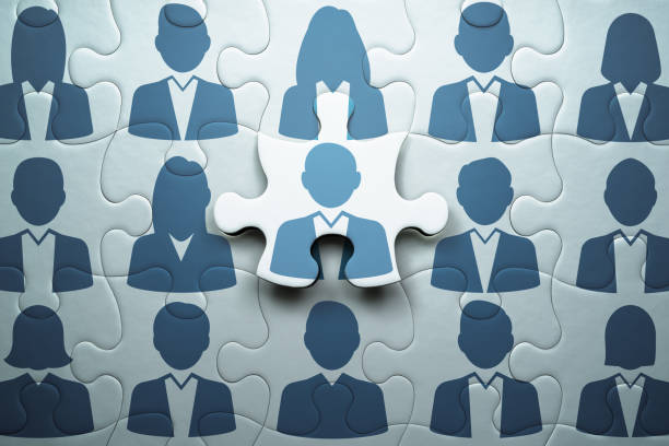 istock Selecting person and building team. Human resource management and teamwork concept. 1147449065